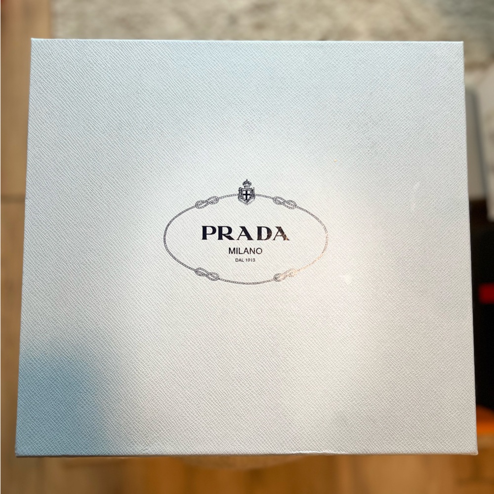 Prada Elegant White Gift Box
